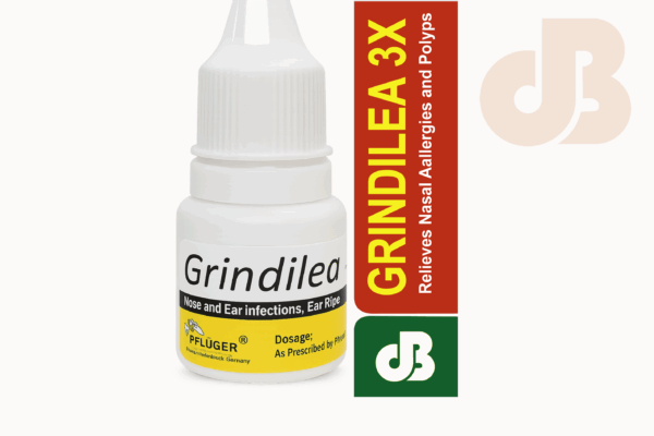 Grindilea 3x – নাকের পলিপাস, ঠান্ডা-কাশি ও শ্বাসকষ্টের কার্যকর ও শক্তিশালী হোমিও সমাধান