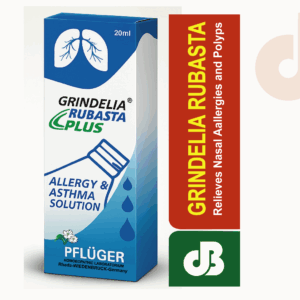 “Grindelia Rubasta Plus – নাকের পলিপাস, ঠান্ডা-কাশি ও শ্বাসকষ্টের কার্যকর ও শক্তিশালী হোমিও সমাধান”