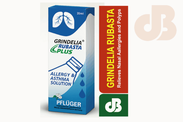 “Grindelia Rubasta Plus – নাকের পলিপাস, ঠান্ডা-কাশি ও শ্বাসকষ্টের কার্যকর ও শক্তিশালী হোমিও সমাধান”