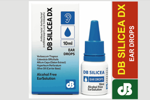 DB SILICEA DX Ear Drops – কানের ইনফেকশন, কান পাকা, কানে কম শোনা ও কান চুলকানোর অসাধারণ হোমিওপ্যাথিক মেডিসিন।