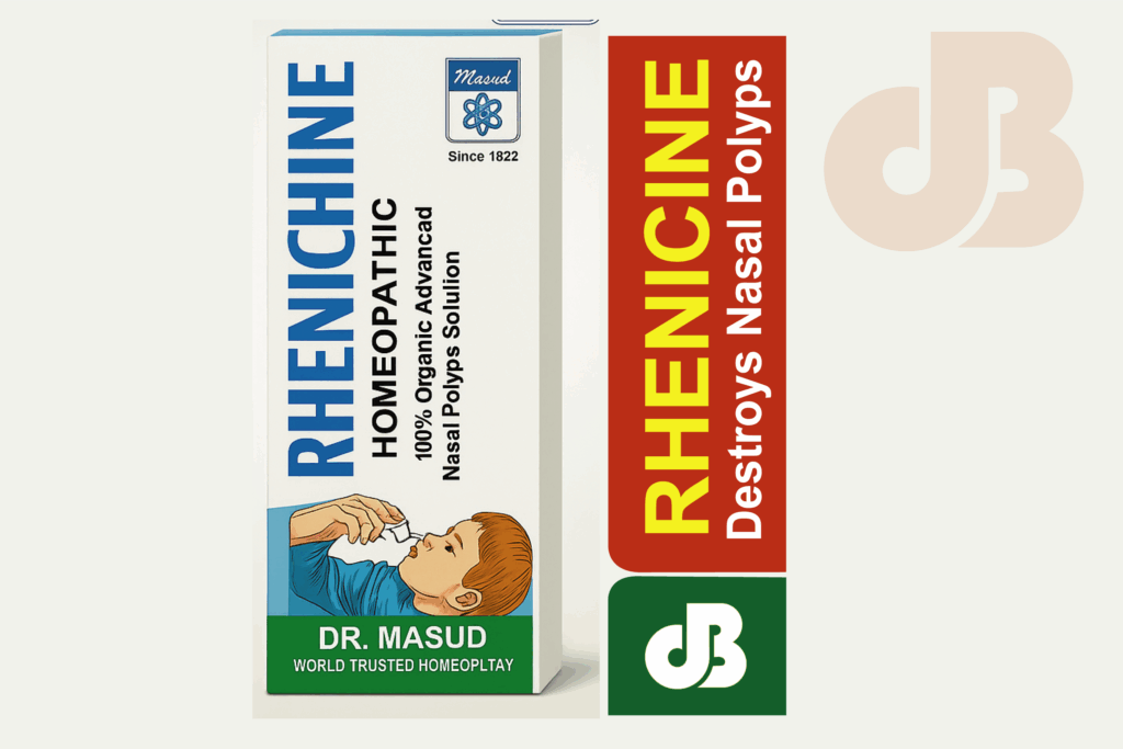 “RHENICINE NASAL POLYP SOLUTION – শিশুদের নাকের পলিপ ও মাংস বৃদ্ধির নিরাপদ সমাধান”