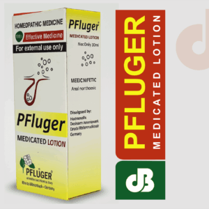 Pfluger Medicated Lotion – মুখের ব্রণ, মেছতা, কালো দাগ ও একনি দূর করে স্থায়ী হোমিও সমাধান
